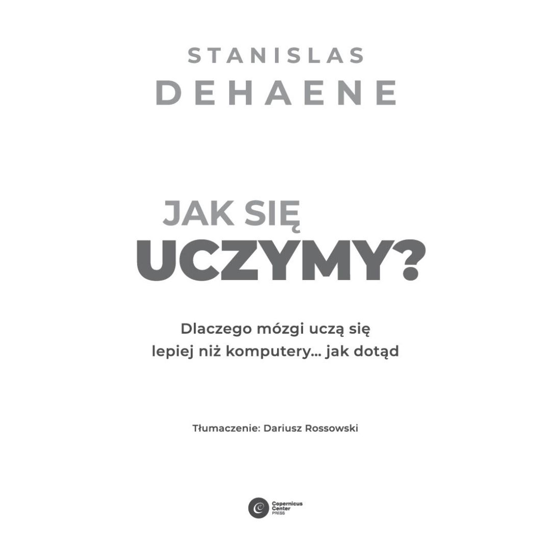 Jak się uczymy | książka | Stanislas Dehaene