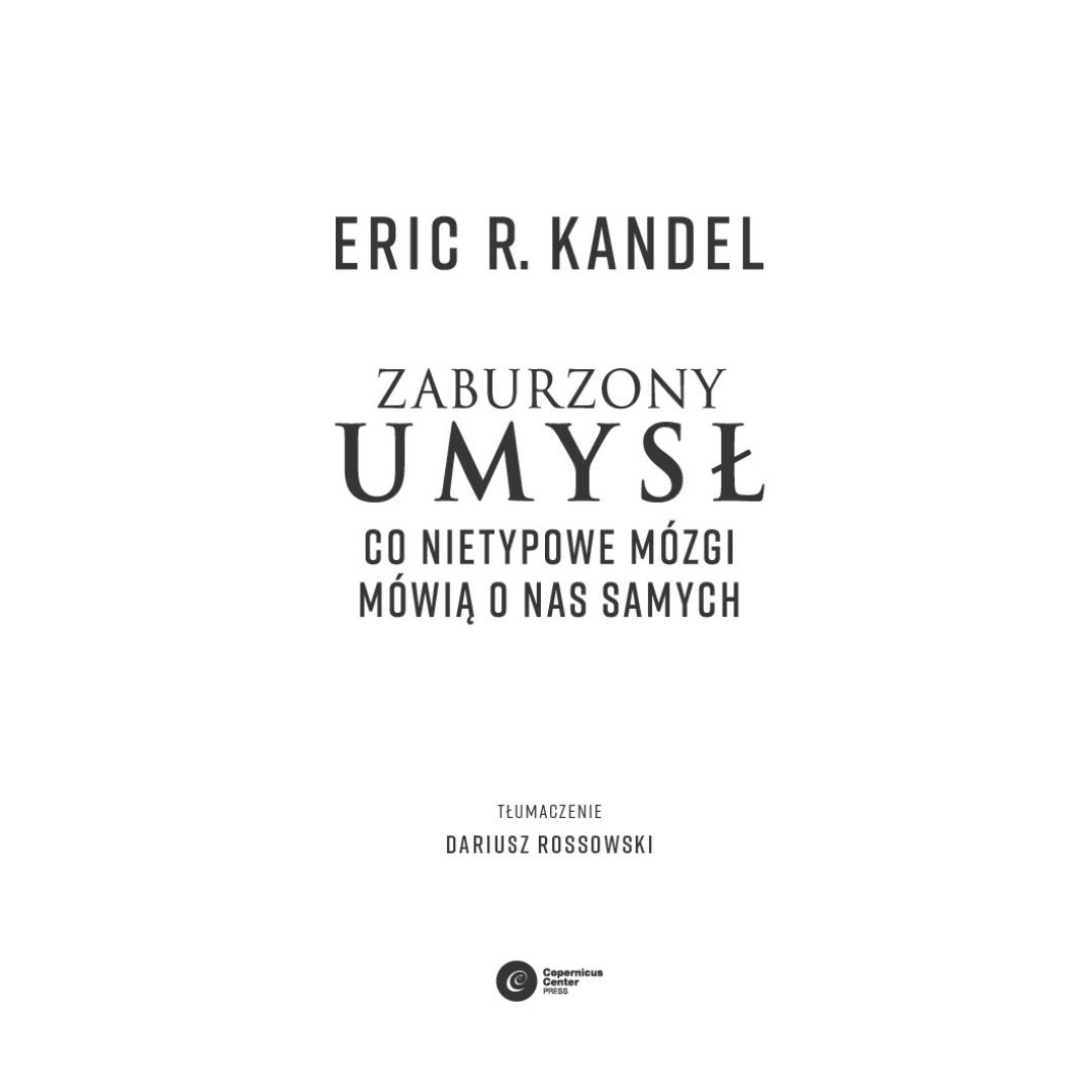 Zaburzony umysł | książka | Eric Kandel