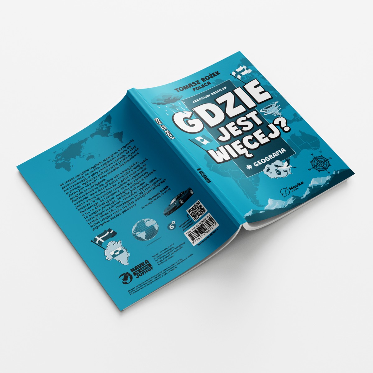 Gdzie jest więcej? #geografia | książeczka | Jarosław Danielak